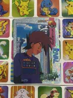 Pokemon Holo Prism Vintage Pocket Monsters Vending Sticker 1998 Bandai Nintendo - Image 1