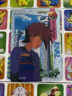Pokemon Holo Prism Vintage Pocket Monsters Vending Sticker 1998 Bandai Nintendo - Image 2