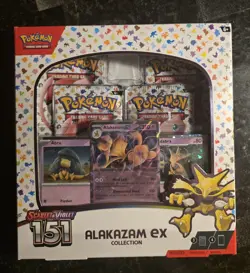 Pokemon 151 Scarlet & Violet - Alakazam EX Collection Box - Image 1