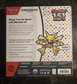 Pokemon 151 Scarlet & Violet - Alakazam EX Collection Box - Image 2