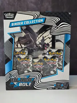 Pokemon Scarlet and Violet Black Bolt Binder Collection (New) - Image 1