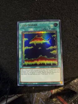 Fish Sonar LED9-EN020 Ultra Rare 1st Edition Yugioh - Image 1