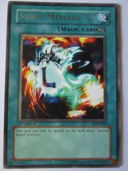 Yugioh! Spirit Message L Lon-092 1st Edition Rare Light Play!! - Image 1