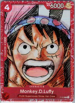 Monkey.D.Luffy (Premium Card Collection -ONE PIECE FILM RED Edition-) P-022 - NM - Image 1