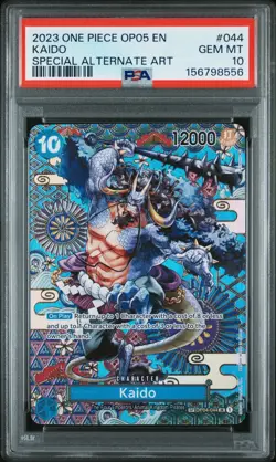 PSA 10 KAIDO OP04-044 SP ALT ART AWAKENING OF THE NEW ERA OP05 ONE PIECE ENGLISH - Image 1