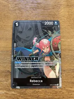 Rebecca (Winner Pack 2025 Vol. 2) OP04-092 R Foil One Piece Promotion Cards - Image 1