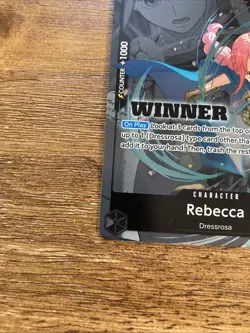 Rebecca (Winner Pack 2025 Vol. 2) OP04-092 R Foil One Piece Promotion Cards - Image 2
