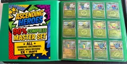 Ascended Heroes Set 535 Cards + 25 irs (Base/Holos/Reverse Holo/EX 90% Master - Image 1