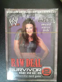New 2003 WWE Survivor Series 2 Raw Deal Lita 61 Card Starter Deck - Image 1