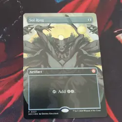 Sol Ring (Borderless) Promo Secrets of Strixhaven Foil In-Hand - Image 1