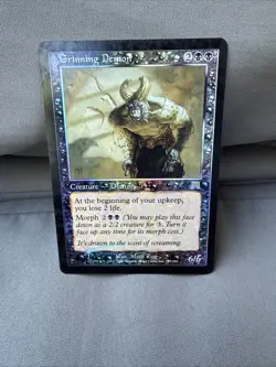 MTG Grinning Demon NM Onslaught Foil Rare 153/350 - Image 3