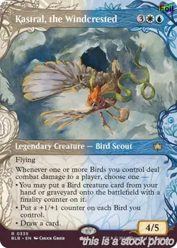 Kastral, the Windcrested (Showcase) [BLB - 335FoilMagicNM - Image 1
