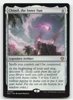 Chimil, the Inner Sun 137 Mythic Commander: Lorwyn Eclipsed Near Mint - Image 1