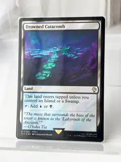 Drowned Catacomb (LotA) (SURGE FOIL) FIC 0388 Magic MtG Final Fantasy FFXIV - Image 1