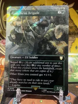 MTG | Galadhrim Brigade (Borderless) (✨Surge Foil✨) [LOTR] - Image 1