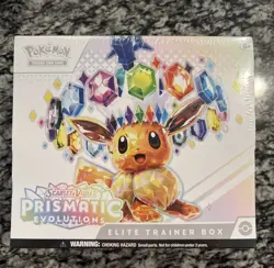 Pokemon TCG Scarlet Violet Prismatic Evolutions Elite Trainer Box ETB *Sealed* - Image 1