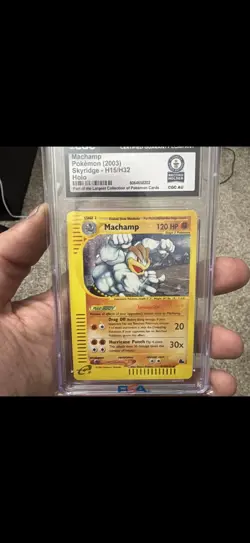 Machamp Pokemon (2003) Skyridge - H15/H32 Holo CGC GUINNESS RECORD RECORD HOLDER - Image 2