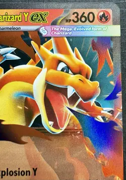 2026 Pokemon - Mega Charizard Y Ex 22/217 - Ascended Heroes - HOLO DOUBLE RARE - Image 2