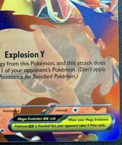 2026 Pokemon - Mega Charizard Y Ex 22/217 - Ascended Heroes - HOLO DOUBLE RARE - Image 3