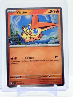 2025 Pokemon VICTINI #012/086 Cosmos SWIRL Holo STAMP Black Bolt Never Played 🔥 - Image 1