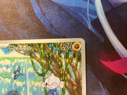 Meditite 153/142 Sv07: Stellar Crown Holo Pokemon NM - Image 4