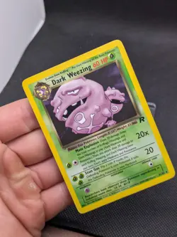 Dark Weezing 31/82 Rare Team Rocket Pokemon Card WOTC LP-NM - Image 2