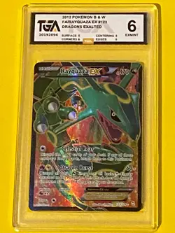 Pokemon 2012 Black & White Dragon Exalted Card 123 Full Art/Rayquaza TGA6 - Image 1
