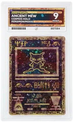 2000 Promo ANCIENT MEW Cosmos Holo POKEMON MOVIE Ace 9 Mint - Image 1