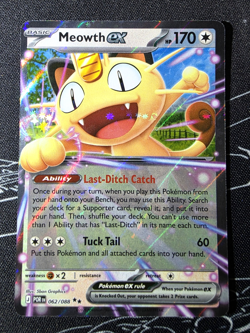 Meowth EX 62/88 Pokemon Perfect Order - NM - Image 1