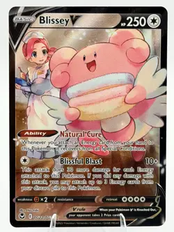 Pokemon Blissey V TG22/TG30 Full Art Holo Ultra Rare Silver Tempest NM - Image 1