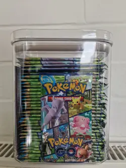 Pokemon TCG Booster Pack CASE Protector. Rigid, Stackable, Airtight (NO PACKS) - Image 1