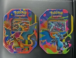 Pokemon TCG Mega Charizard EX Tin - 2 Tins!! Factory sealed - Image 1