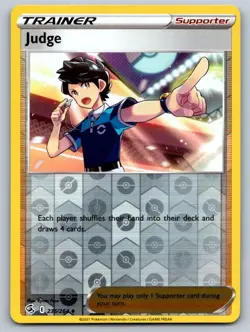 Judge 235/264 Uncommon Fusion Strike Pokemon Reverse Holo Near Mint - Image 1