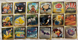 Pokemon Action Flipz Set of 18 Stickers R01-R18 Pack Fresh - Image 1