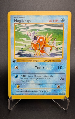 Magikarp - Base Set Shadowless 1st Edition - Pokemon TCG (Vintage WOTC) - LP - Image 1