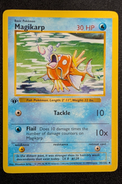 Magikarp - Base Set Shadowless 1st Edition - Pokemon TCG (Vintage WOTC) - LP - Image 4