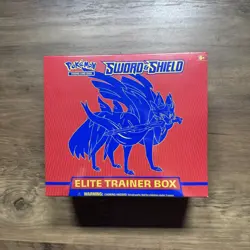 Pokemon TCG: Sword and Shield - Base Set ETB Elite Trainer Box - New Sealed - Image 1