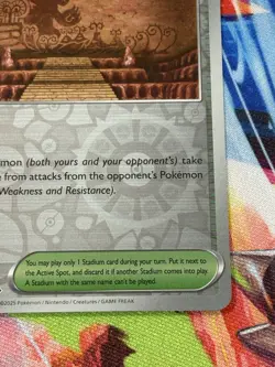 Pokemon Destined Rivals #166/182 Granite Cave Reverse Holo - Image 5