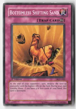 Yugioh - Bottomless Shifting Sand PGD-043 1st Edition - Pharaonic Guardian - Image 1