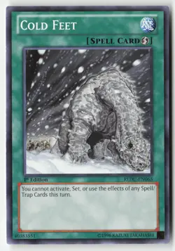 Yugioh - Cold Feet REDU-EN065 1st Edition - Return of the Duelist - Image 1