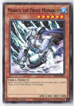Yugioh - Mobius the Frost Monarch STAS-EN029 1st Edition - 2-Player Starter Set - Image 1
