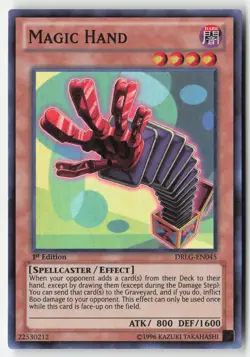 Yugioh - Magic Hand DRLG-EN045 1st Edition - Super Rare - Image 1