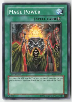 Yugioh - Mage Power SD6-EN022 1st Edition - Structure Deck: Spellcaster's Judgme - Image 1