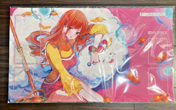 One Piece Official Playmat Nami & Zeus Bandai Fest. 24-25 No promo Playmat only - Image 1