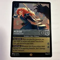 Merida, Formidable Archer - Foil - Mint- Legendary - 191/204 - Disney Lorcana - Image 1
