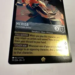 Merida, Formidable Archer - Foil - Mint- Legendary - 191/204 - Disney Lorcana - Image 3