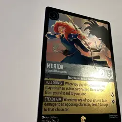 Merida, Formidable Archer - Foil - Mint- Legendary - 191/204 - Disney Lorcana - Image 4