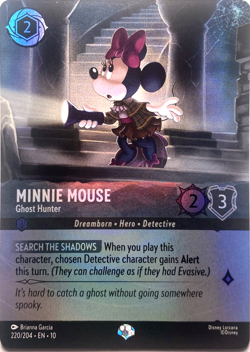 Minnie Mouse Ghost Hunter 220 - Whispers in the Well Epic - Disney Lorcana - NM - Image 1