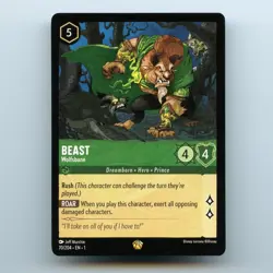 Beast - Wolfsbane 70/204 The First Chapter | Legendary Non-Foil | Disney Lorcana - Image 1