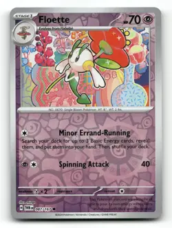 Floette 087/167 - Twilight Masquerade Reverse Holo - Pokemon Card NM/M - Image 1